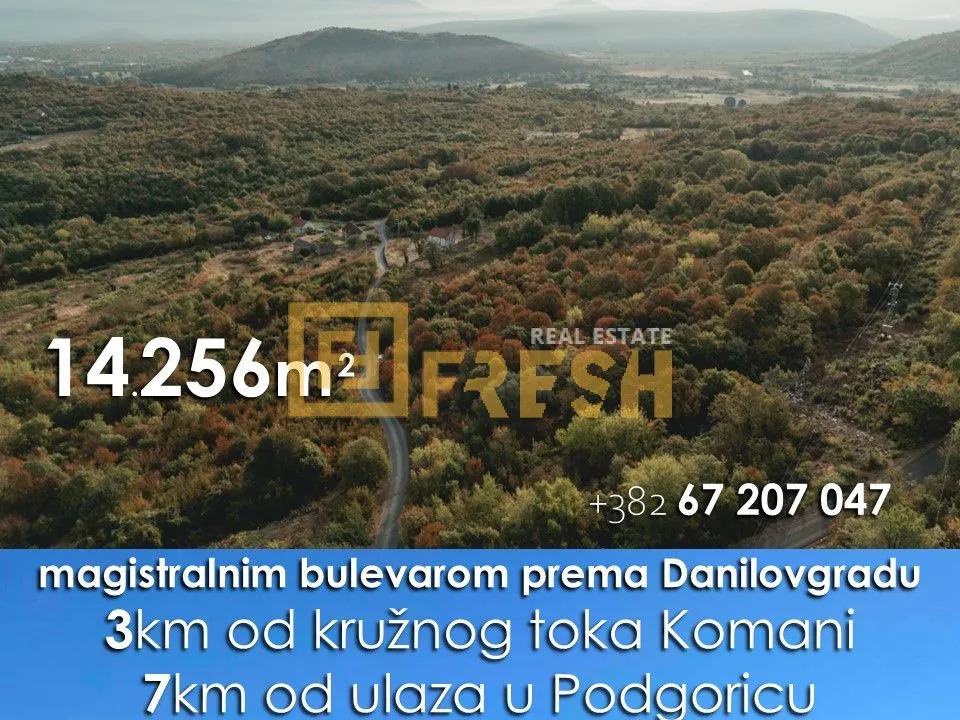 Prodaja, plac, 14256m², Ostalo, Podgorica