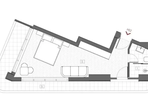 Prodaja, garsonjera, 37m², Bar, Crna Gora - image 2