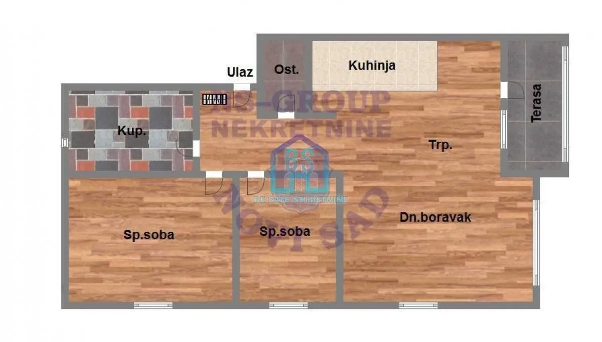 Prodaja, dvosoban stan, 57m², Veternička rampa, Novi Sad Sve Podlokacije
