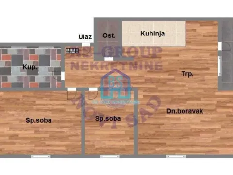 Prodaja, dvosoban stan, 57m², Veternička rampa, Novi Sad Sve Podlokacije - image 19