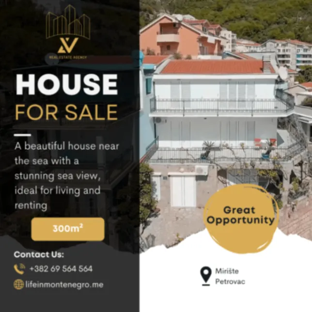 Sale, house, 300m², Petrovac, Budva
