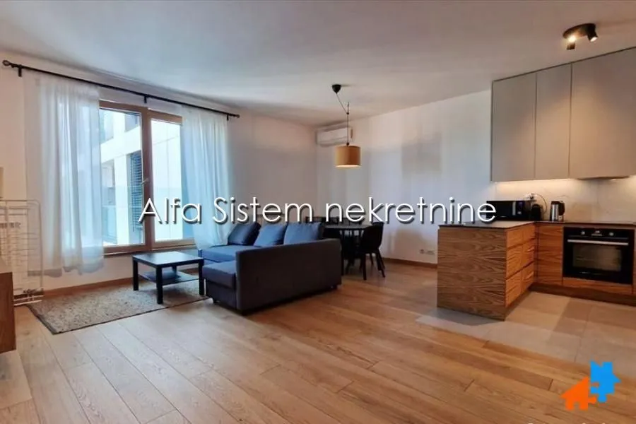 Izdavanje, dvosoban stan, 57m², Novi Beograd Blok 65, Novi Beograd Sve Podlokacije
