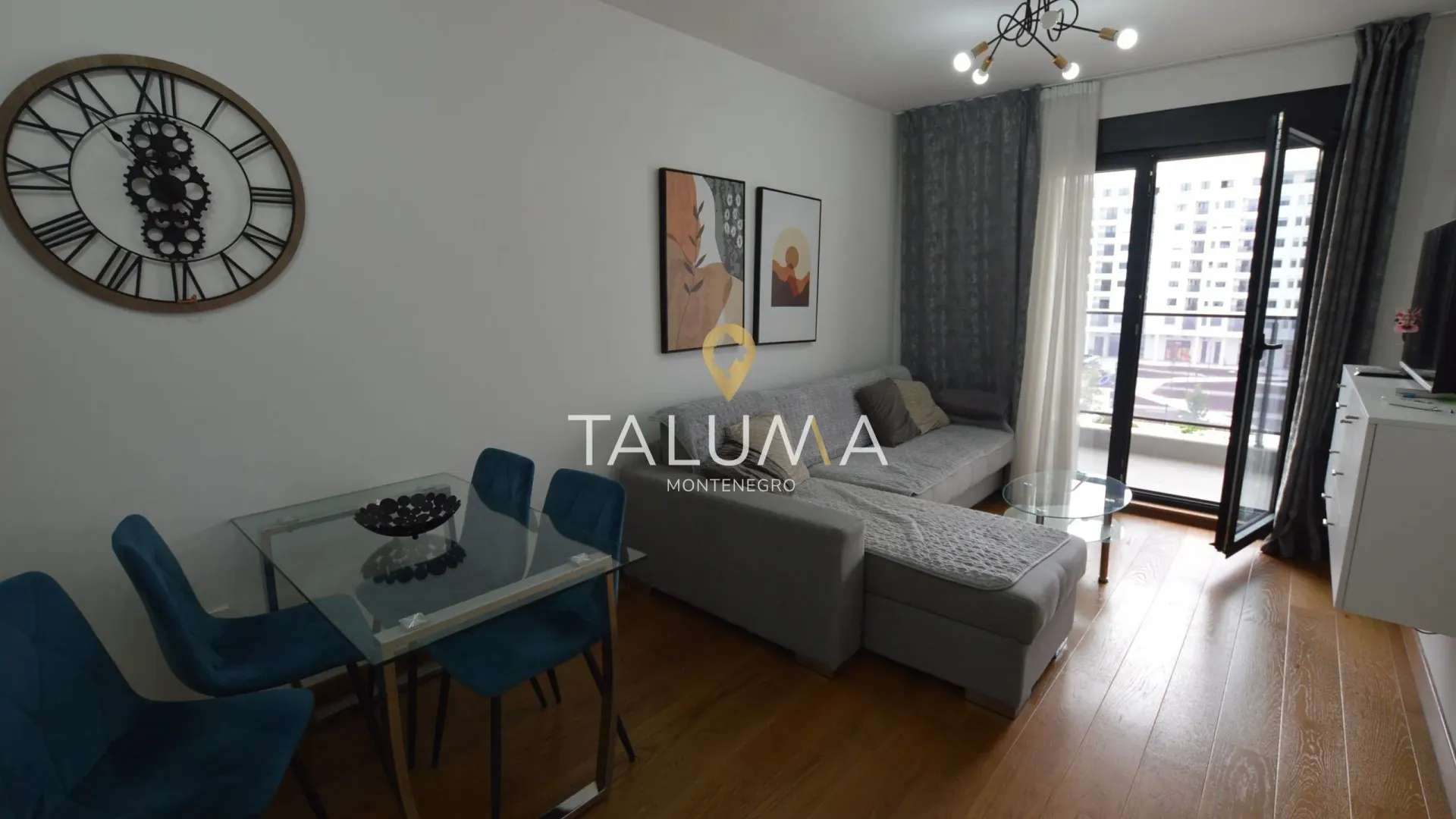 Izdavanje, jednosoban stan, 48m², Tološi, Podgorica