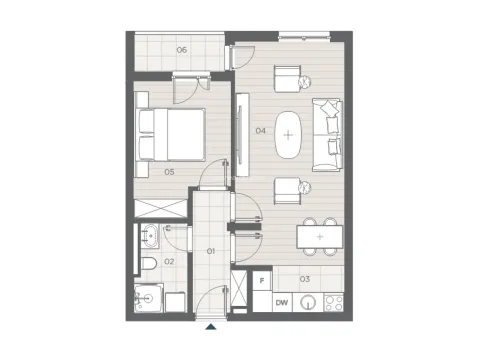 Prodaja, jednosoban stan, 49m², Radanovići, Kotor - image 5