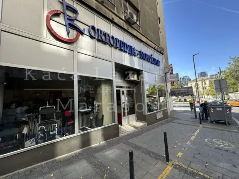 Exterior view of the commercial space with a storefront on the ground floor. - image 4