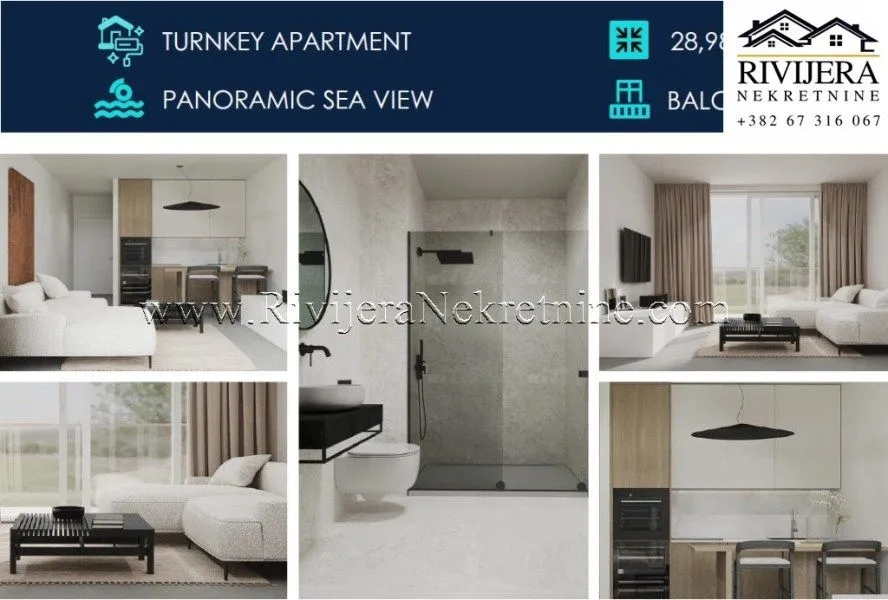 Prodaja, stan, 29m², Tivat, Crna Gora