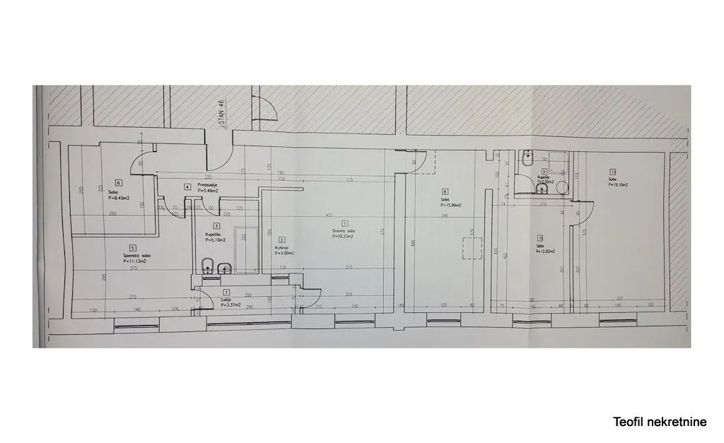 Sale, apartment, 110m², Savski Venac, Beograd