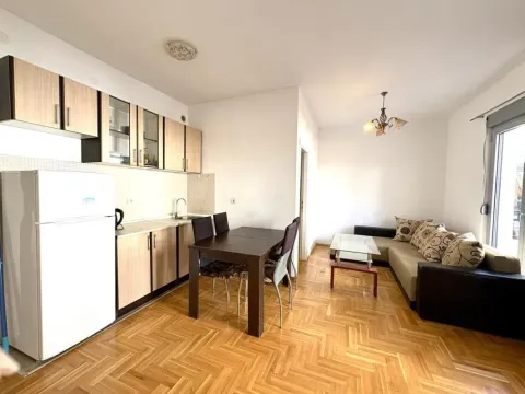 Dnevni boravak sa kuhinjom, trpezarijskim stolom i garniturom za sjedenje. - image 7