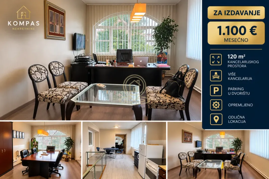 Rent, office space, 120m², Banatić, Novi Sad Sve Podlokacije