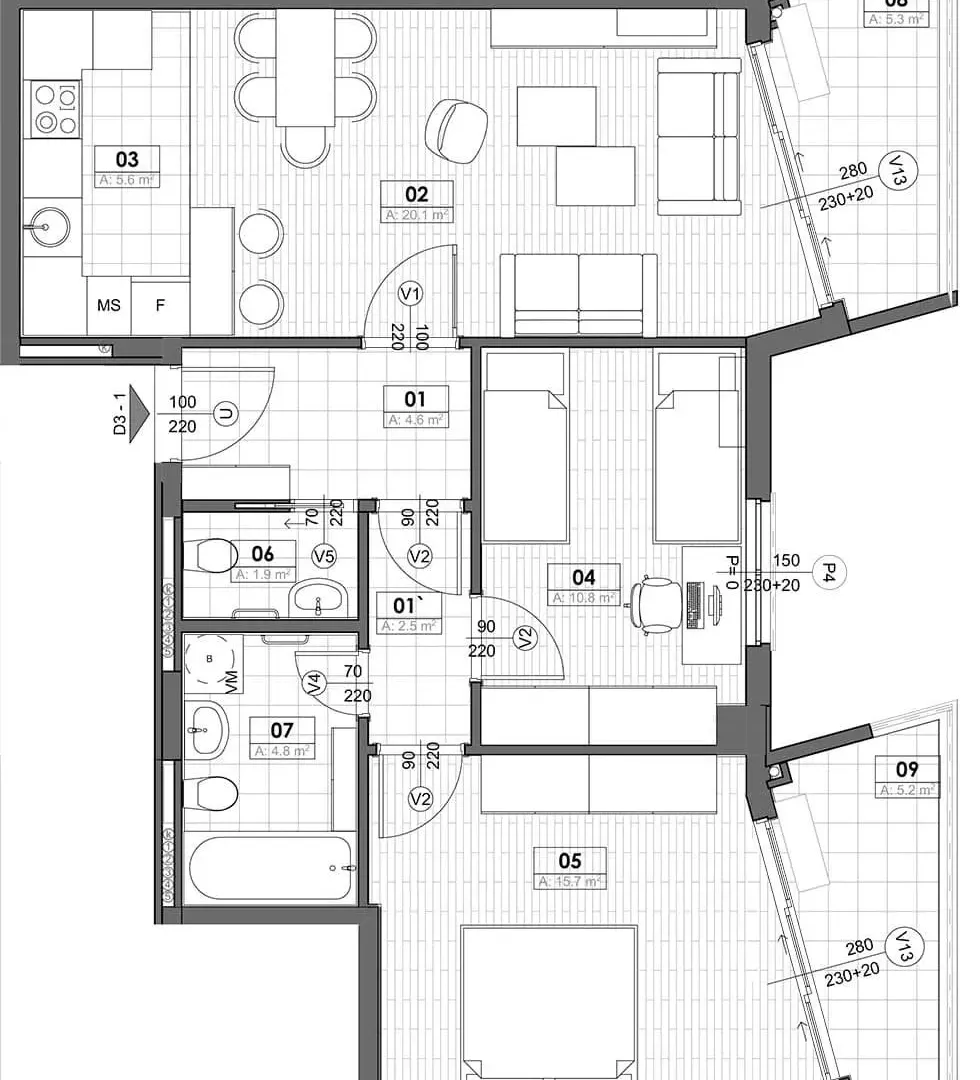 Prodaja, stan, 38m², Tivat, Crna Gora