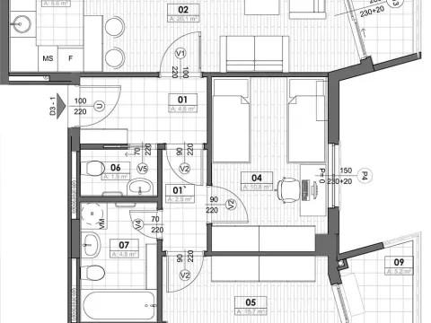Prodaja, stan, 38m², Tivat, Crna Gora - image 16