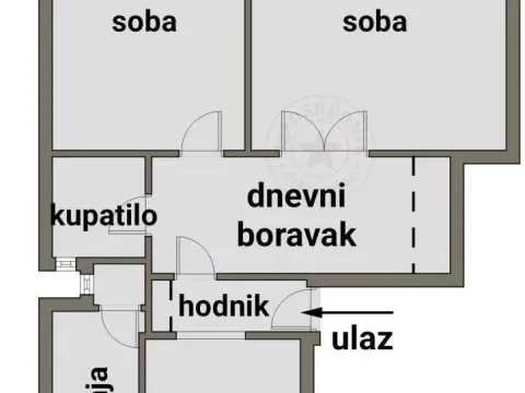 Prodaja, trosoban stan, 72m², Savski Venac, Beograd - image 2