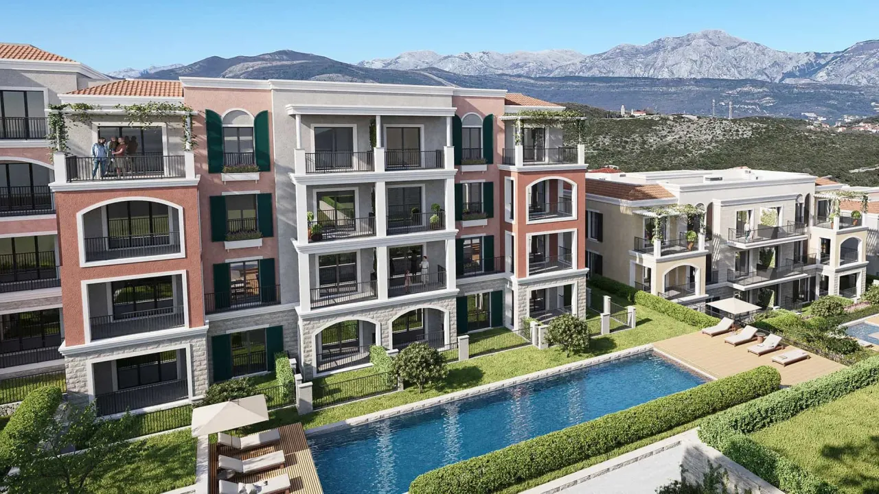Sale, two bedroom apartment, 92m², Luštica Bay, Tivat