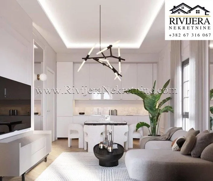 Prodaja, dvosoban stan, 67m², Prčanj, Kotor