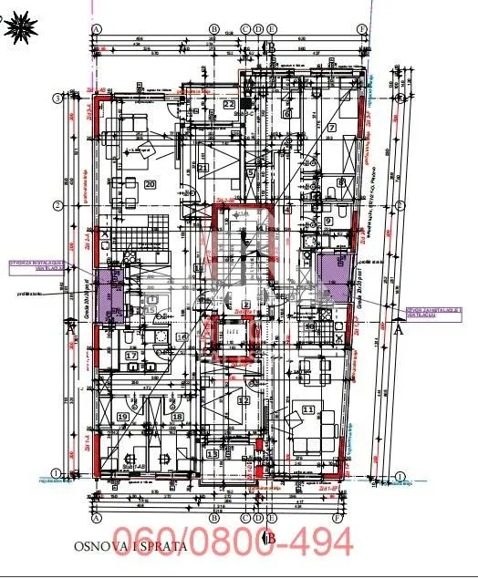 Sale, two bedroom apartment, 70m², Centar, Pančevo