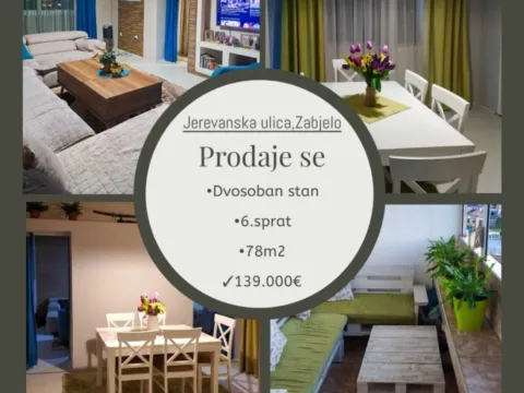 Prodaja, dvosoban stan, 78m², Zabjelo, Podgorica - image 11