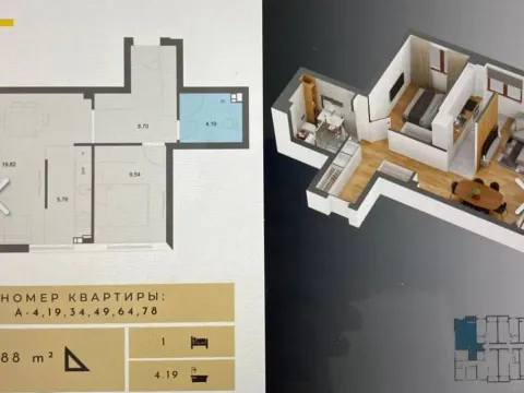 Sale, one bedroom apartment, 52m², Rozino, Budva - image 2