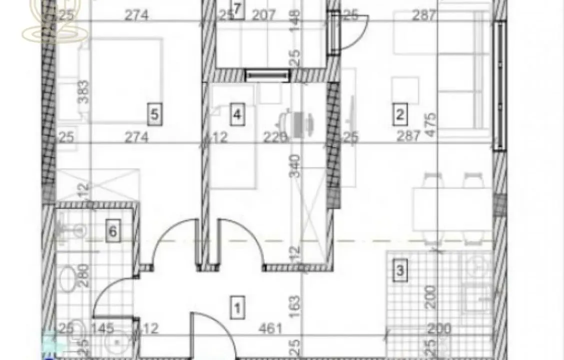 Prodaja, trosoban stan, 50m², Sremska Kamenica, Petrovaradin