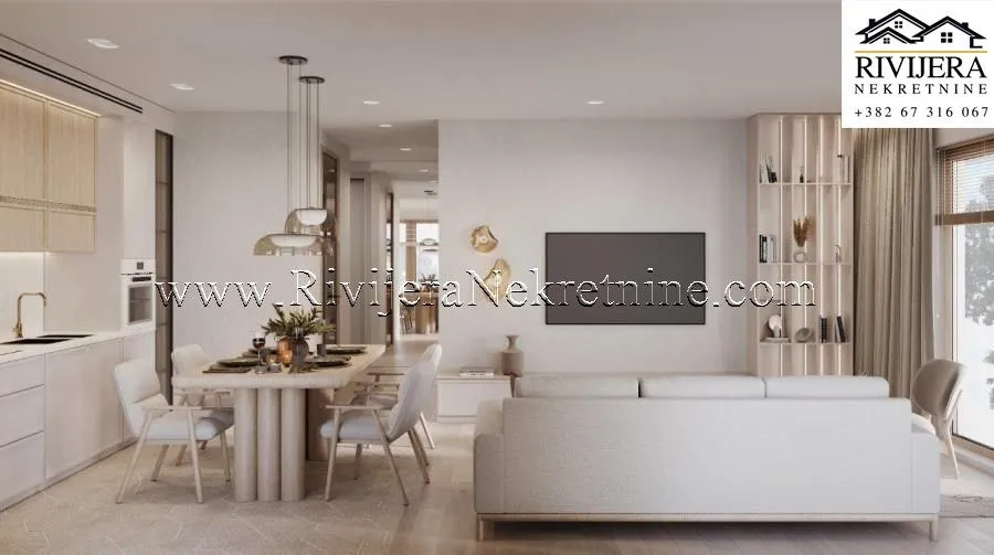 Prodaja, jednosoban stan, 57m², Tivat, Crna Gora