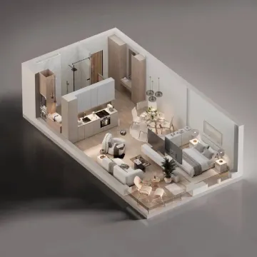Sale, one bedroom apartment, 52m², Bečići, Budva - image 14