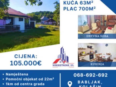 Prodaja, kuća, 63m2, Babljak, Kolašin Prodaja, kuća, 63m2, Babljak, Kolašin