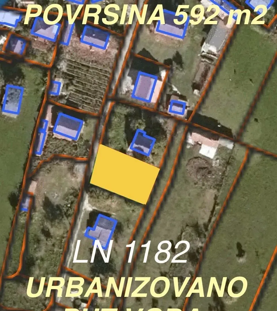 Sale, land lot, 592m², Glavica, Danilovgrad