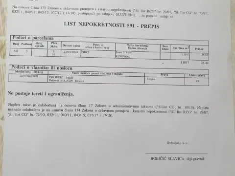 Sale, land lot, 11000m², Žirci, Kolašin - image 3