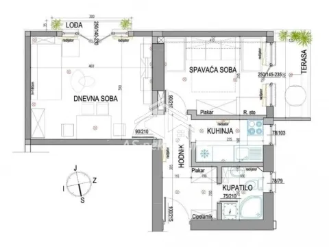 Izdavanje, dvosoban stan, 50m², Kalenić Pijaca, Vračar Sve Podlokacije - image 18