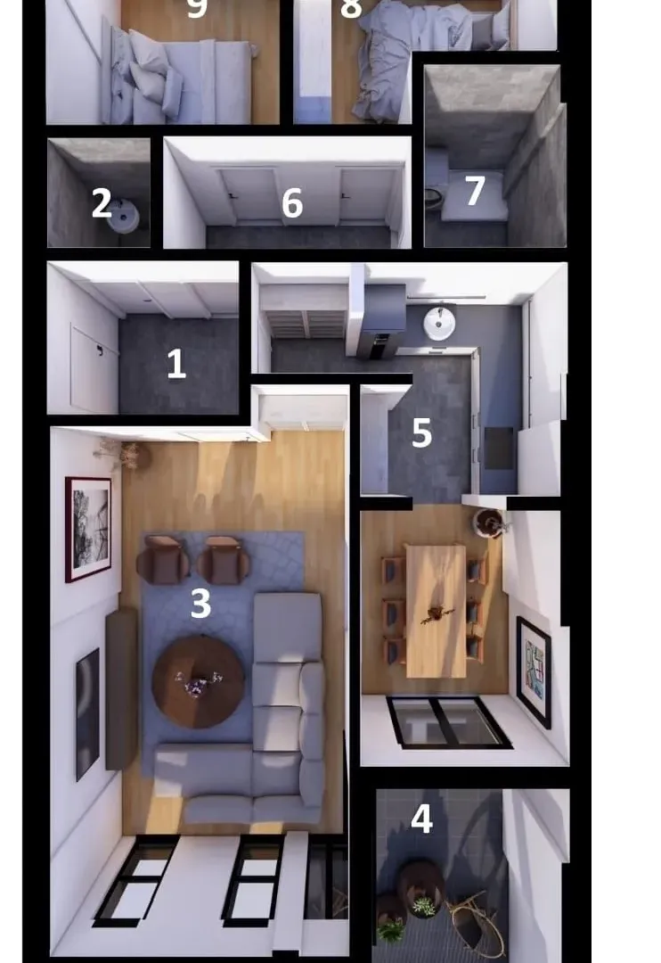 Prodaja, dvosoban stan, 88m², Zabjelo, Podgorica