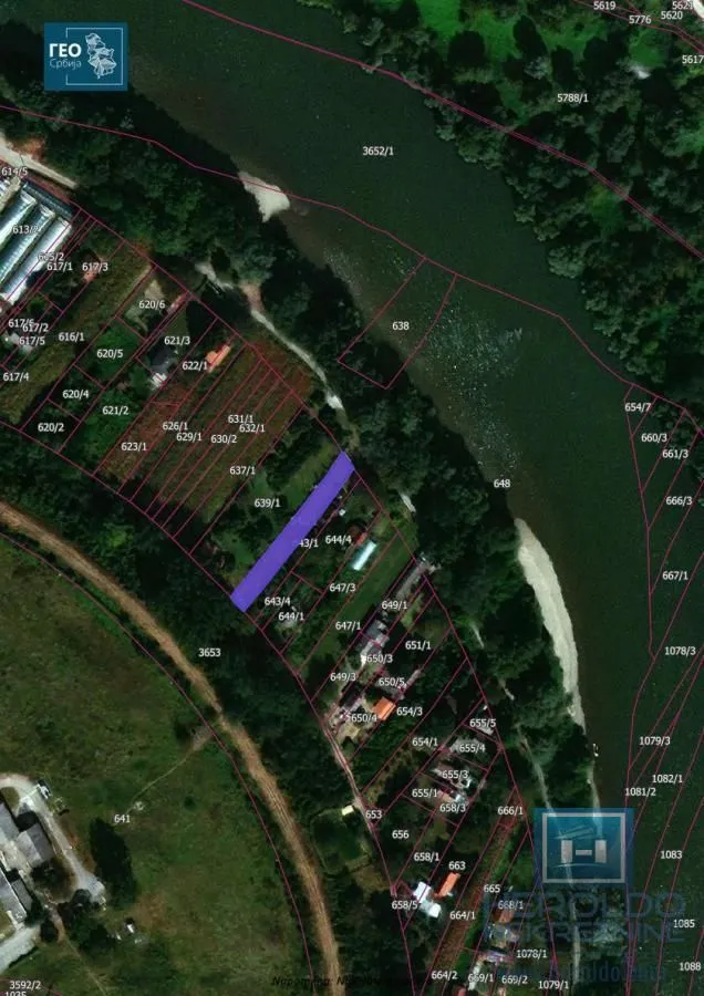 Sale, land lot, 700m², Ribare, Jagodina