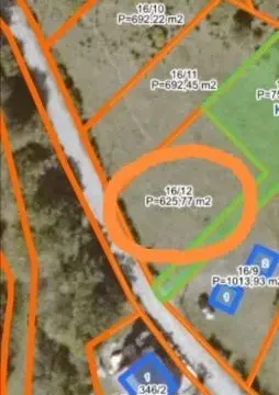 Zemljište in Drijenak