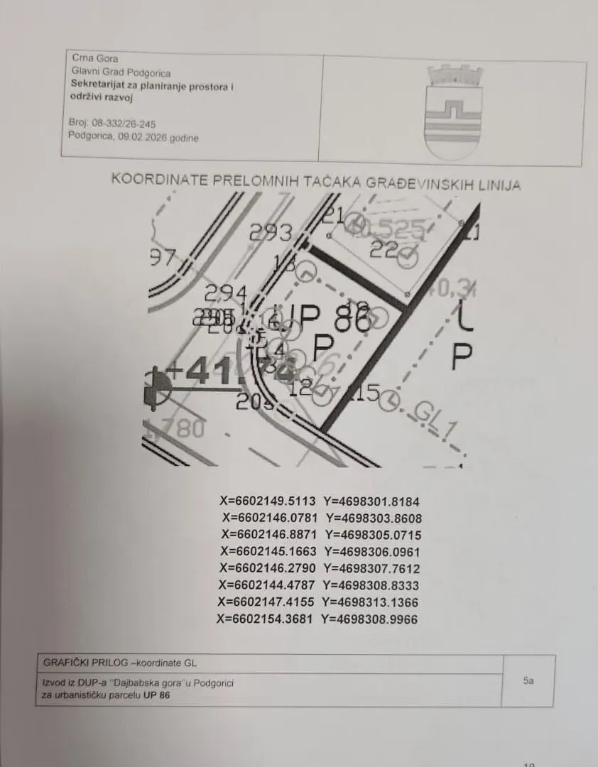 Prodaja, plac, 150m², Zabjelo, Podgorica