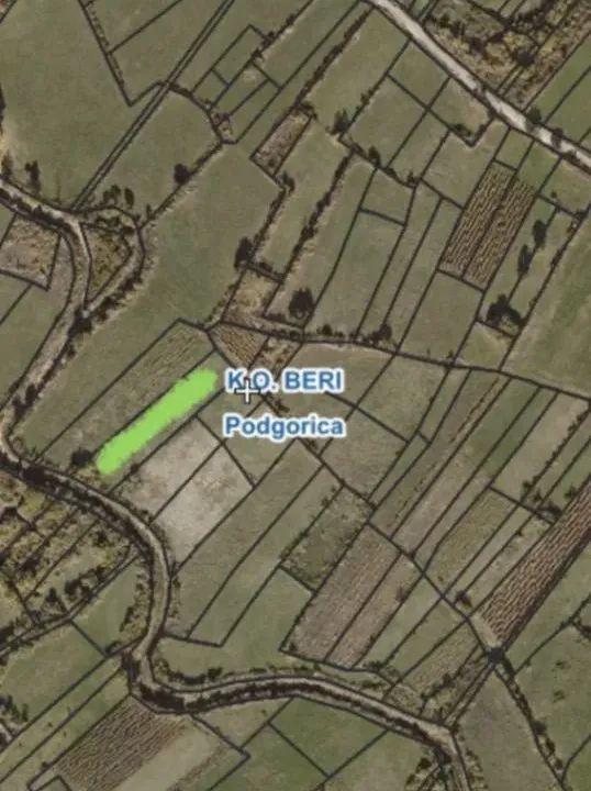 Prodaja, plac, 2106m², Beri, Podgorica