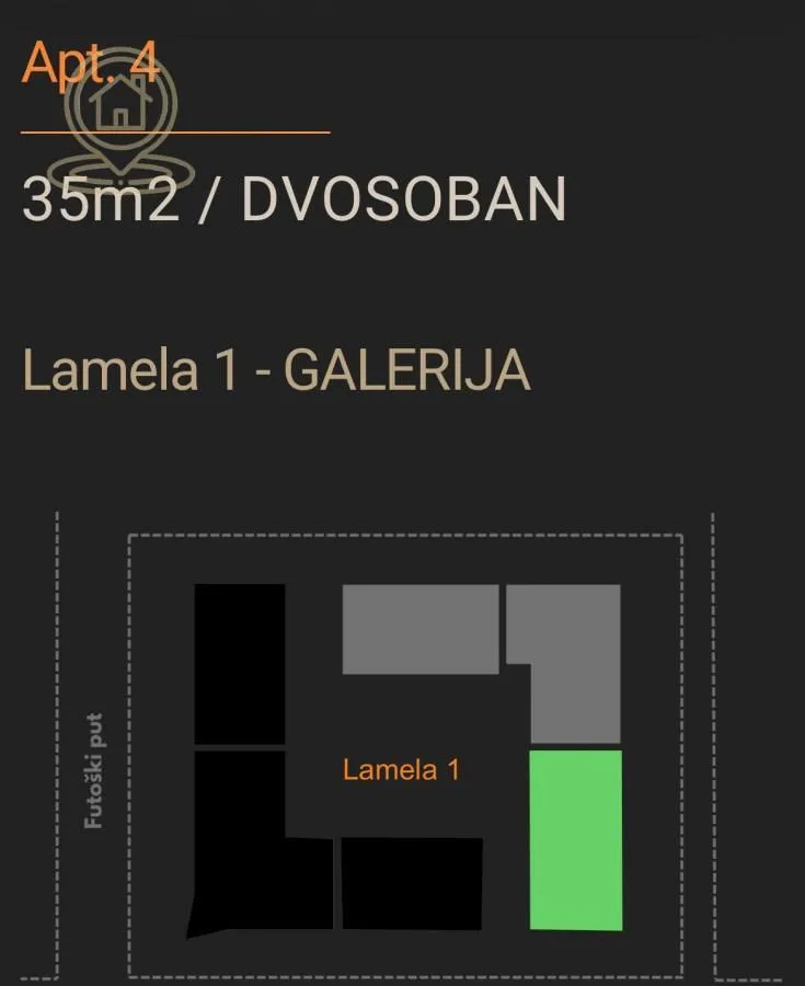 Sale, two bedroom apartment, 35m², Telep, Novi Sad Sve Podlokacije