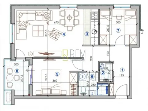 Prodaja, dvosoban stan, 64m², Zagorič, Podgorica - image 2