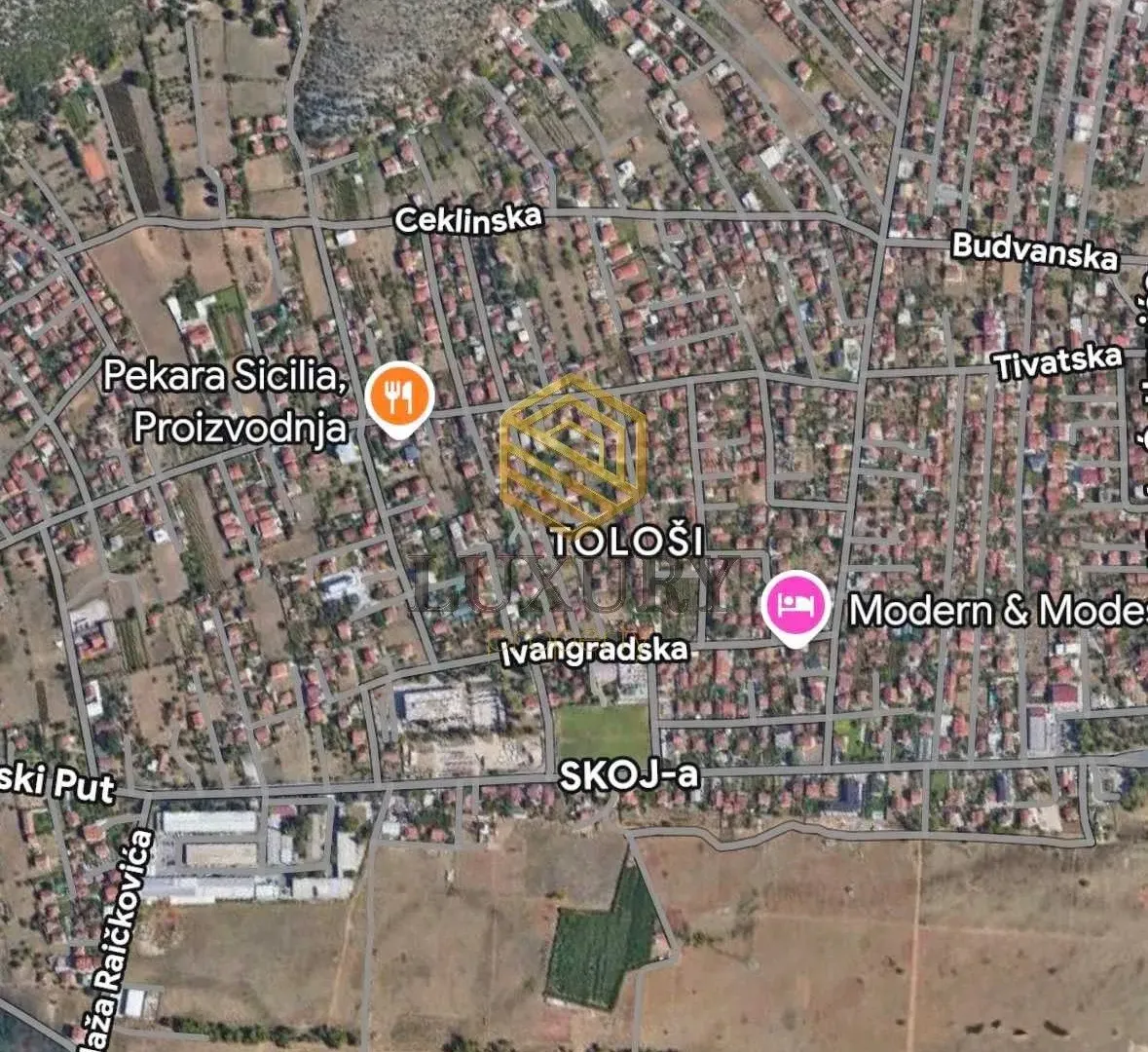 Prodaja, plac, 3861m², Tološi, Podgorica