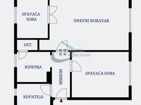 Sale, two bedroom apartment, 46m², Zemun Sve Podlokacije, Beograd - image 5