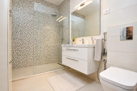Moderne kupatilo sa tuš kabinom, umivaonikom i ugradnom wc šoljom. - image 23