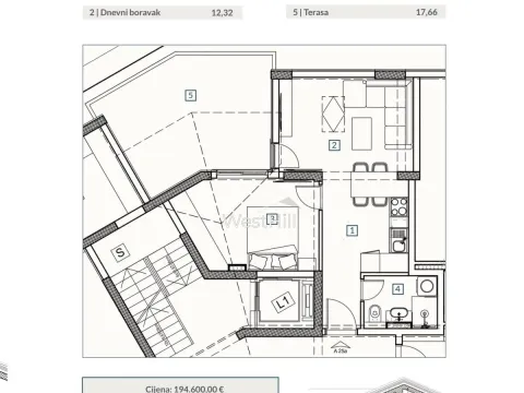 Prodaja, jednosoban stan, 35m², Budva, Crna Gora - image 8
