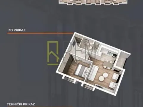 Sale, one bedroom apartment, 46m², Stari Aerodrom, Podgorica - image 12