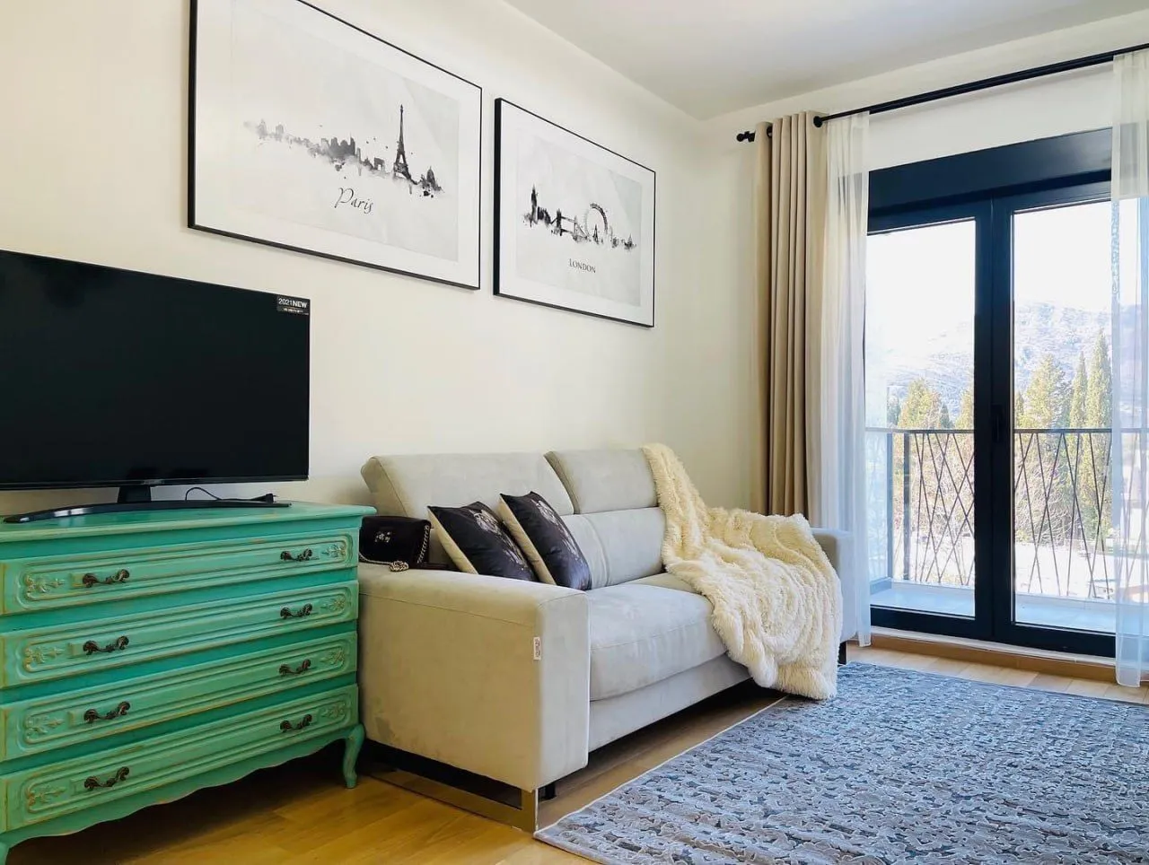 Rent, one bedroom apartment, 50m², Donja Lastva, Tivat