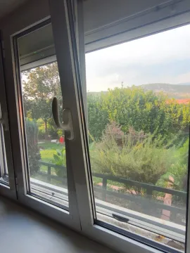 View through the window overlooking greenery and the yard. - image 3