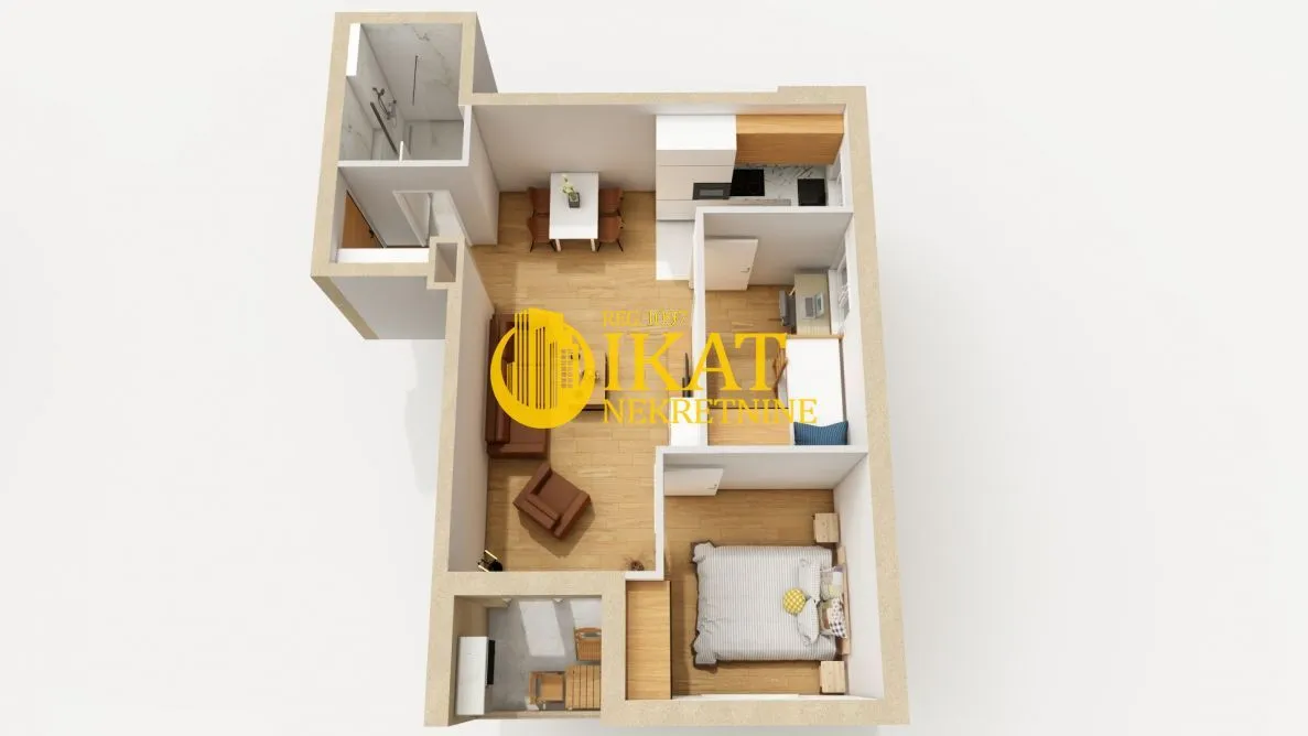 Prodaja, dvosoban stan, 50m², Cvetanova Ćuprija, Zvezdara Sve Podlokacije