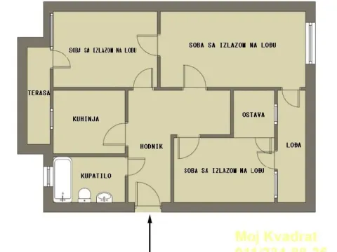Prodaja, trosoban stan, 81m², Stari Grad, Beograd - image 9