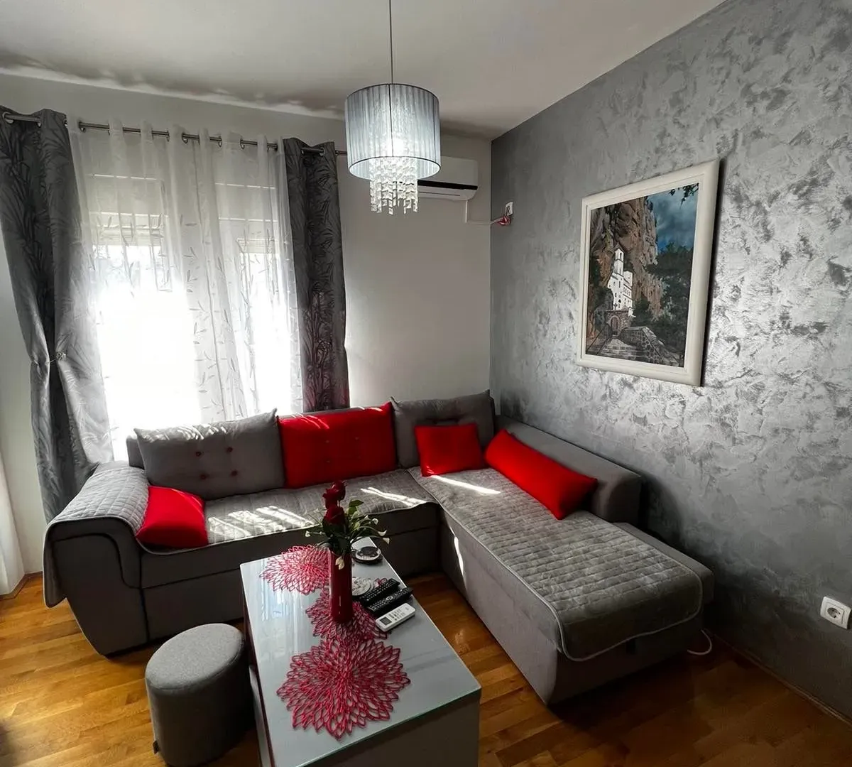 Rent, one bedroom apartment, 35m², Zabjelo, Podgorica