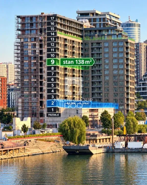 Prodaja, četvorosoban stan, 139m², Savski Venac, Beograd