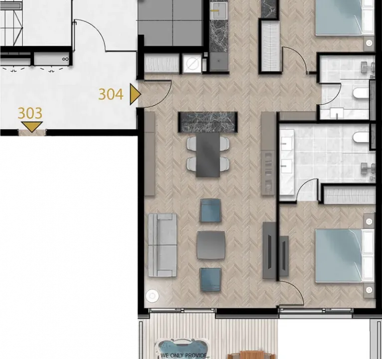 Prodaja, dvosoban stan, 98m², Tivat, Crna Gora