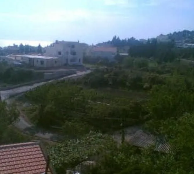 Pogled na okolno naselje i zelenilo sa nekretnine.
