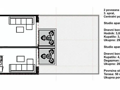 Sale, two bedroom apartment, 100m², Budva, Crna Gora - image 1