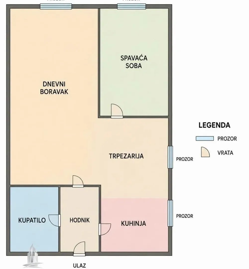 Prodaja, dvosoban stan, 50m², Mirijevo 1, Mirijevo Sve Podlokacije